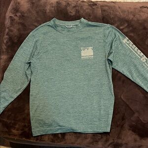 Patagonia Kids Teal Long Sleeve Tee